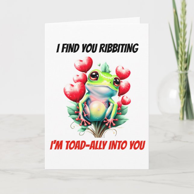 Cartes Pour Fêtes Annuelles Poids de grenouille | Aujourd'hui en vous mignonne (Devant)