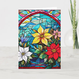 Cartes Pour Fêtes Annuelles Poinsettias