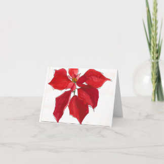 Cartes Pour Fêtes Annuelles pointsetta