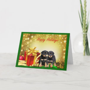 Cartes Pour Fêtes Annuelles Poison de Rottweiler