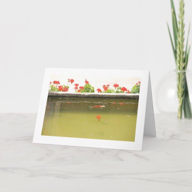 Cartes Pour Fêtes Annuelles Poisson rouge de Nowruz (Devant)