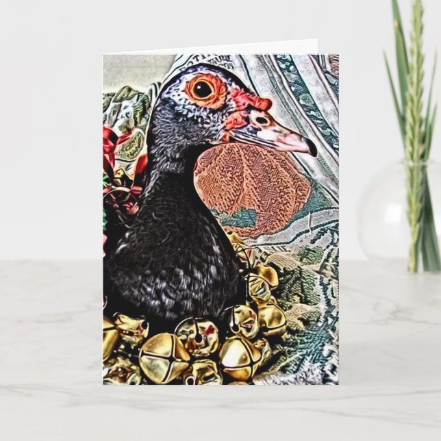 Cartes Pour Fêtes Annuelles Poivre La Muscovy, Noël (Devant)