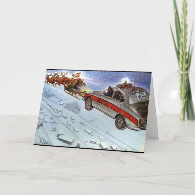Cartes Pour Fêtes Annuelles police (Devant)
