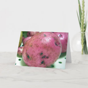 Cartes Pour Fêtes Annuelles Pomme de terre rouge Norland