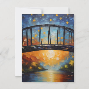 Cartes Pour Fêtes Annuelles Pont À Sundown C