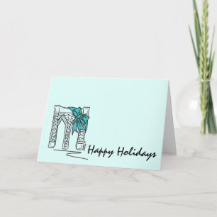 Cartes Pour Fêtes Annuelles Pont de Brooklyn Noël Hanukkah NYC Fêtes