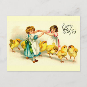 Cartes Pour Fêtes Annuelles Pont de Londres Joyeux Pâques Vintage