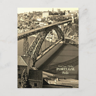 Cartes Pour Fêtes Annuelles Pont Porto au-dessus du fleuve Douro, Portugal, sé