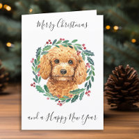 Poodle Joyeux Noël Chien tendance