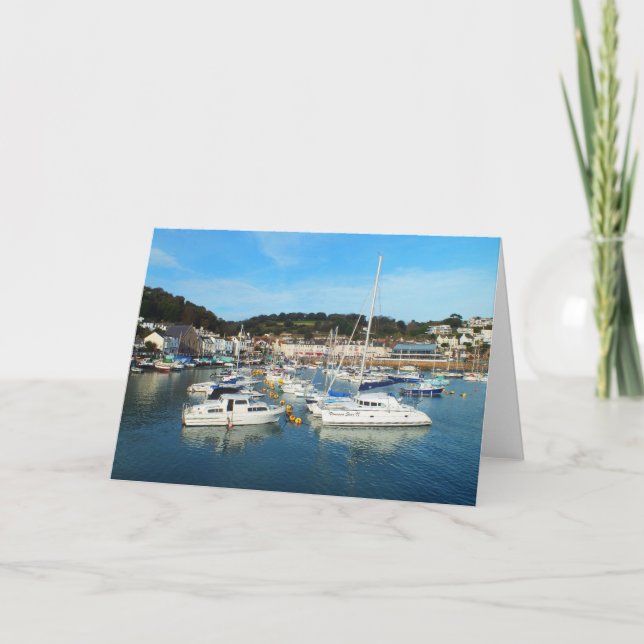 Cartes Pour Fêtes Annuelles Port de St Aubin (Devant)