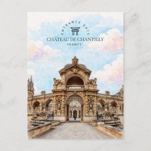 Cartes Pour Fêtes Annuelles Porte d'entrée, Château De Chantilly   France