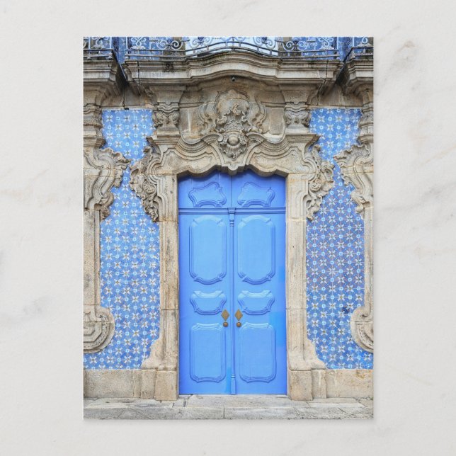 Cartes Pour Fêtes Annuelles Porte du Palais du Portugal (Devant)