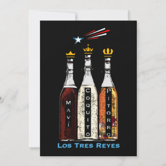 Cartes Pour Fêtes Annuelles Porto Rico Tres Reyes Boricuas