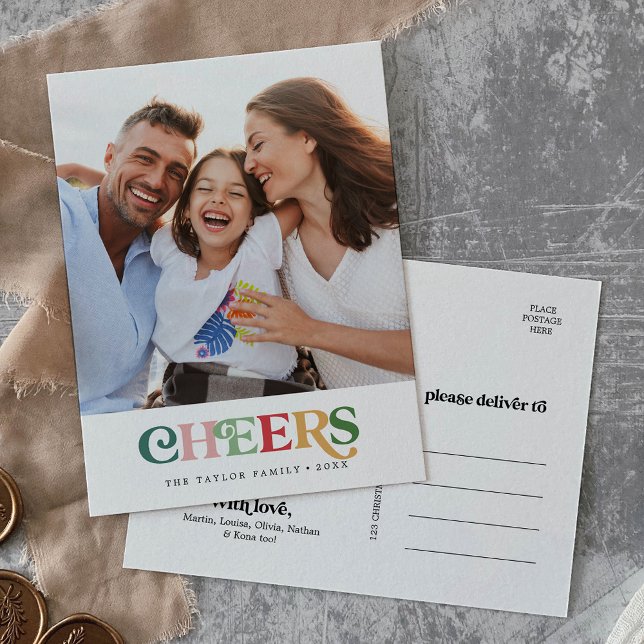 Cartes Pour Fêtes Annuelles Portrait de l'année du Nouvel An (Créateur téléchargé)