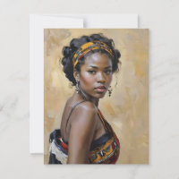 Portrait femme africaine H