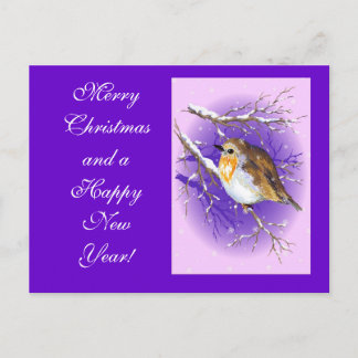 Cartes Pour Fêtes Annuelles Postacard de Robin 3