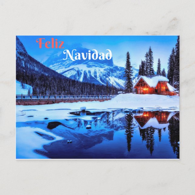 Cartes Pour Fêtes Annuelles Postal Feliz Navidad Tarjeta (Devant)