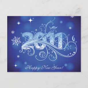 Cartes Pour Fêtes Annuelles Postcard de New Year