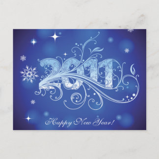 Cartes Pour Fêtes Annuelles Postcard de New Year 2011
