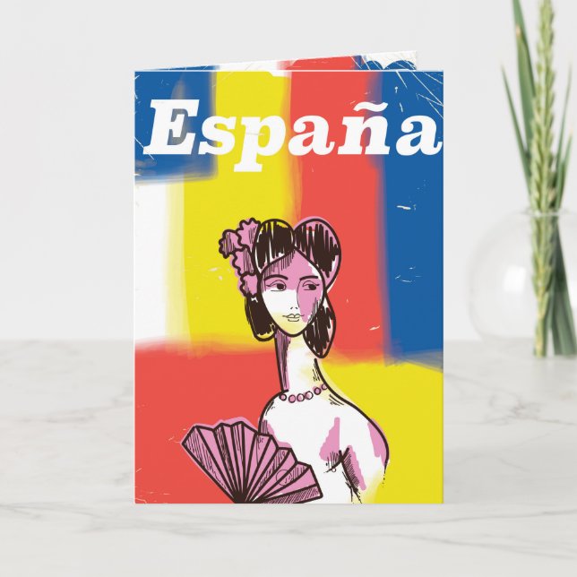 Cartes Pour Fêtes Annuelles poster de voyage España (Devant)