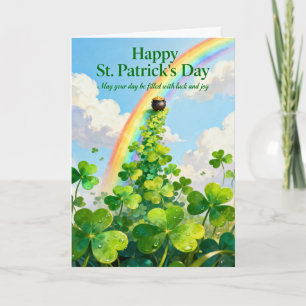 Cartes Pour Fêtes Annuelles Pot d'or de la Saint-Patrick