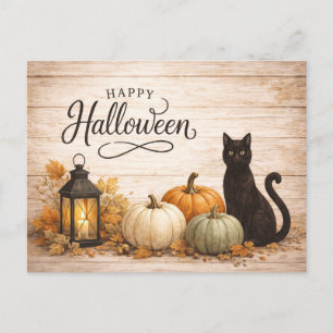 Cartes Pour Fêtes Annuelles Potirons Colorés de Ferme Halloween