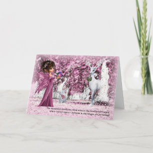 Cartes Pour Fêtes Annuelles pour Filles Noël Forêt enchantée avec son nom