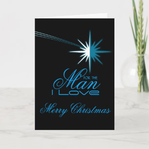 Cartes Pour Fêtes Annuelles Pour l'homme que j'aime / Joyeux Noël - Star de ti
