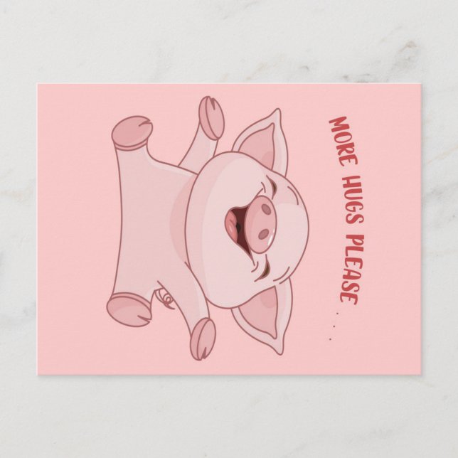 Cartes Pour Fêtes Annuelles Pour Louvain De Cochon | Conception de cochon | Ca (Devant)