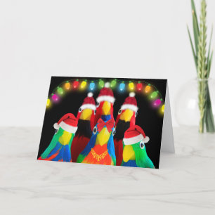 Cartes Pour Fêtes Annuelles Pour Maman Funny Parrot Noël