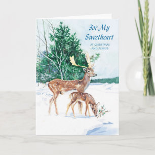 Cartes Pour Fêtes Annuelles Pour mon chéri à Noël et toujours