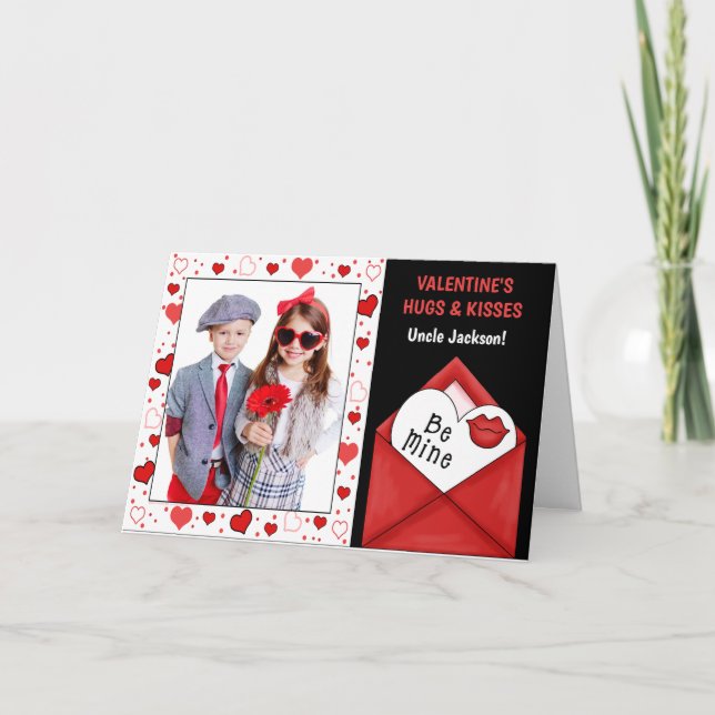 Cartes Pour Fêtes Annuelles pour Oncle Valentine's Day Niece ou Nephew Photo (Devant)