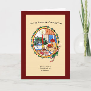 Cartes Pour Fêtes Annuelles Pour un aidant professionnel spécial