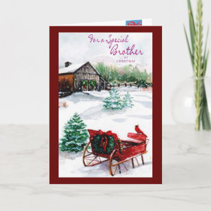 Cartes Pour Fêtes Annuelles Pour un frère spécial