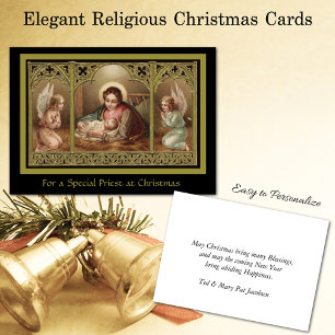 Cartes Pour Fêtes Annuelles Pour un prêtre spécial
