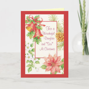 Cartes Pour Fêtes Annuelles Pour une fille et un fils merveilleux