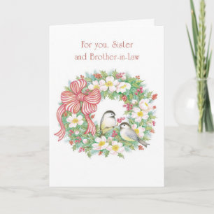 Cartes Pour Fêtes Annuelles Pour vous, la soeur et le beau-frère