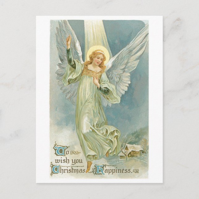 Cartes Pour Fêtes Annuelles Pour vous souhaiter le bonheur de Noël (Devant)