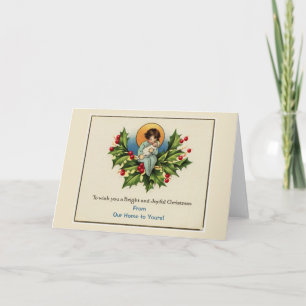 Cartes Pour Fêtes Annuelles Pour vous souhaiter un Noël brillant et joyeux