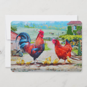 Cartes Pour Fêtes Annuelles Poussins à Pâques
