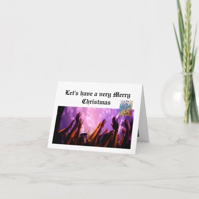Cartes Pour Fêtes Annuelles Praise christmas card (Devant)