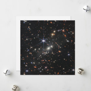 Cartes Pour Fêtes Annuelles Premier champ profond de l'univers de James webb