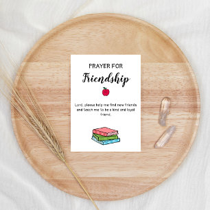 Cartes Pour Fêtes Annuelles Premier jour de la prière de l'école Bénédiction