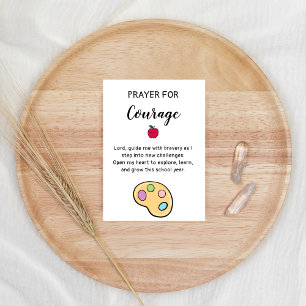 Cartes Pour Fêtes Annuelles Premier jour de la prière de l'école Bénédiction