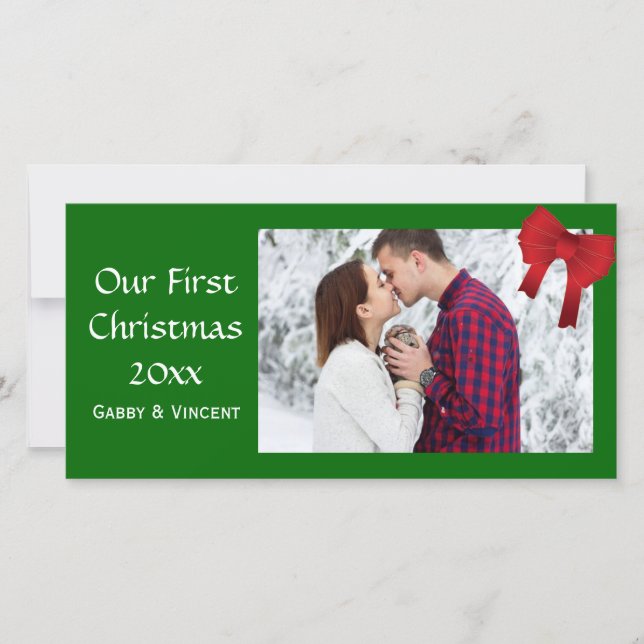 Cartes Pour Fêtes Annuelles Premier Noël (Devant)