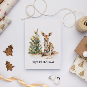 Cartes Pour Fêtes Annuelles Premier Noël de Joey, coutume