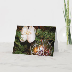 Cartes Pour Fêtes Annuelles Premier Noël du bébé