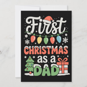 Cartes Pour Fêtes Annuelles Premier Noël en tant que papa Nouveau papa 1er Noë
