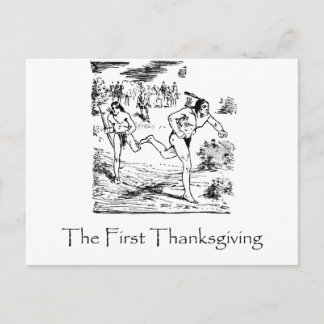 Cartes Pour Fêtes Annuelles Premier Thanksgiving