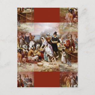 Cartes Pour Fêtes Annuelles première action de grâce